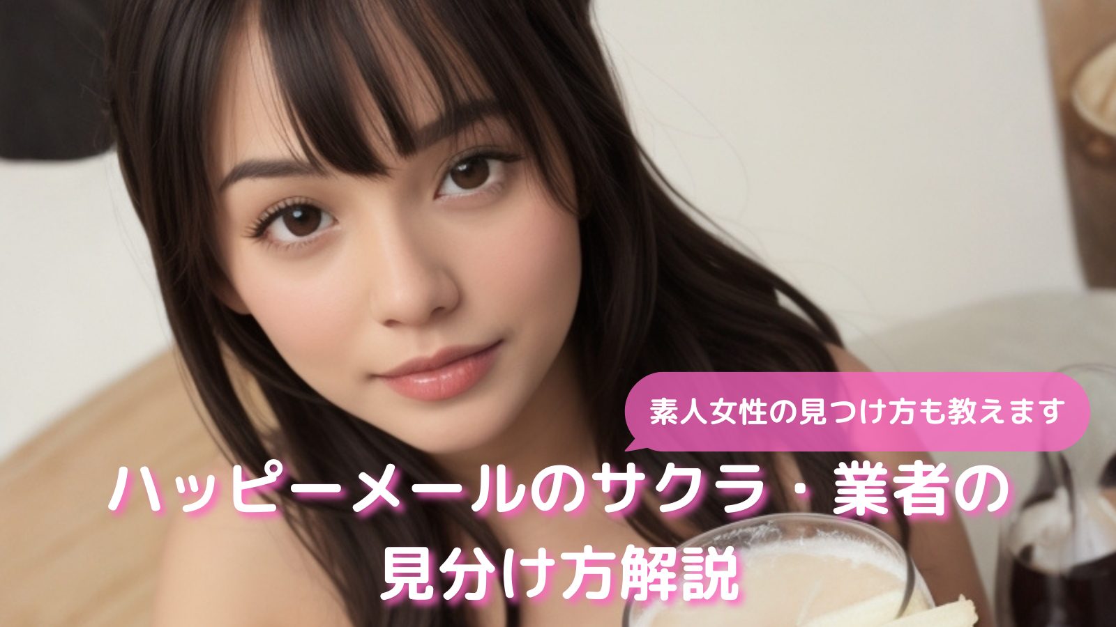 ハッピーメール攻略No.1 サクラ・業者・素人女性の見分け方と特徴